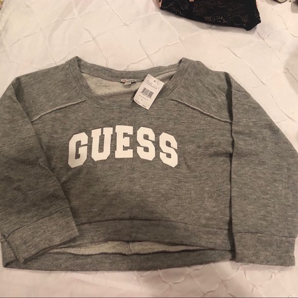 guess cropped sweater